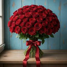 Букет Красные розы Блэк Меджик в Кострово