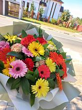 Букет цветов из:  Герберы #REPLACE_PRED# Кострово