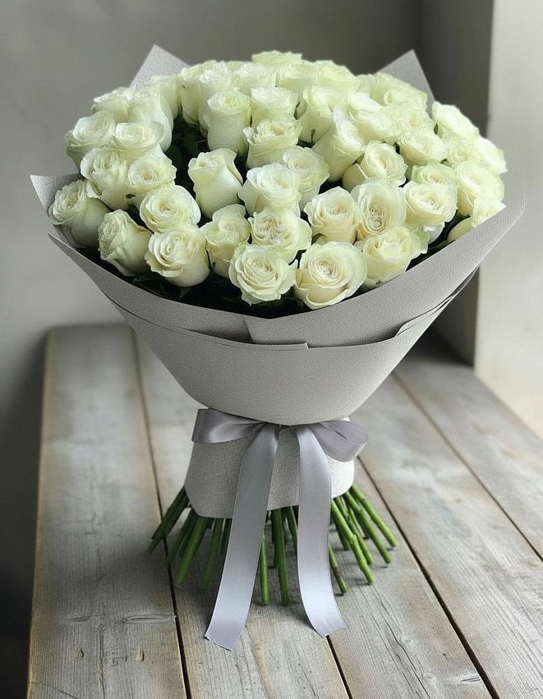 Букет 35 Белых роз в Кострово