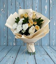 Букет цветов из:  Розы и Хризантемы #REPLACE_PRED# Кострово