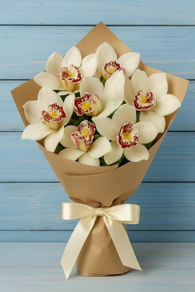 Букет цветов из: Орхидеи и Розы в Кострово