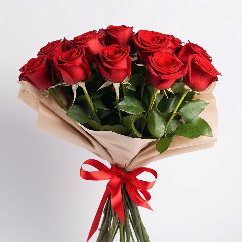 Букет 11 Красных роз Эдлесс Лав в Кострово