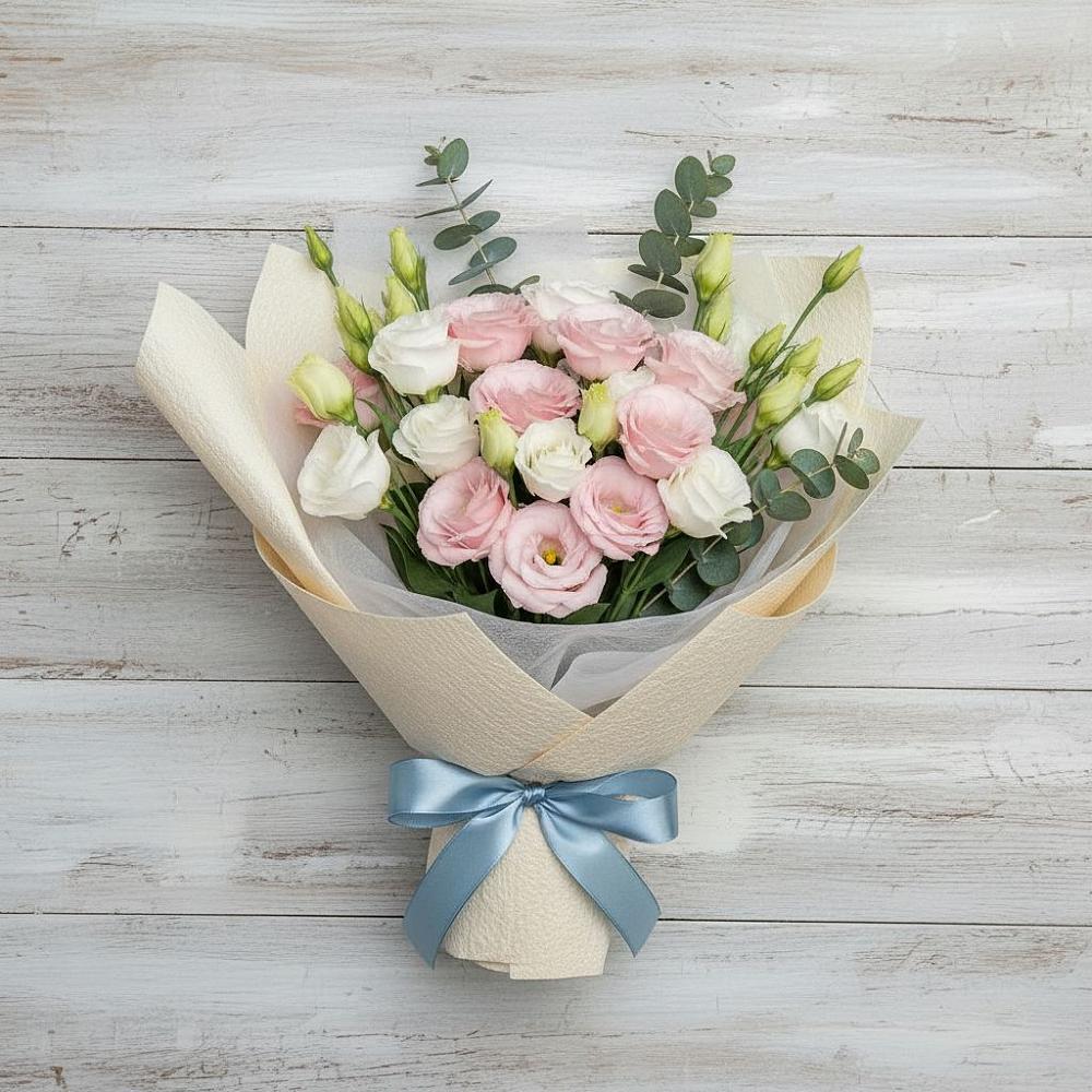 Букет цветов из: Лизиантусы в Кострово